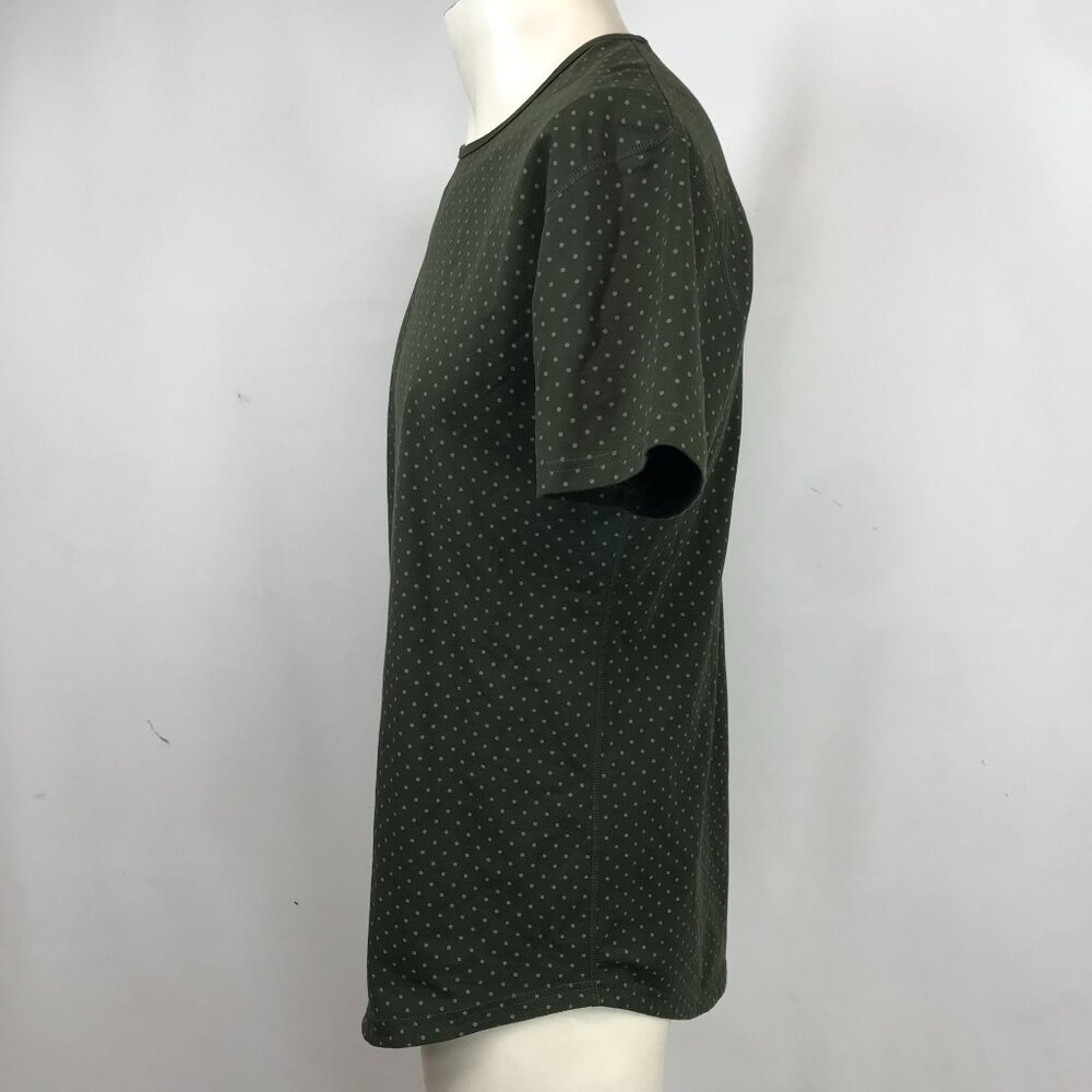 BYLT -  MEN'S MEDIUM -OLIVE SHORT SLEEVE CREW NECK COTTON BLEND TEE - Picture 6 of 7